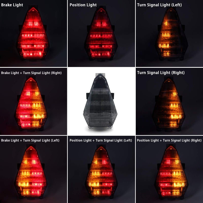 MFC PRO Tail light Integrated Rear Brake Stop Tail Light With Turn Signal Lamp for Yamaha YZF-R6 2008-2016ï¼ˆOEM Part Numberâ€Žï¼š905-6349Dï¼‰ - Image 4